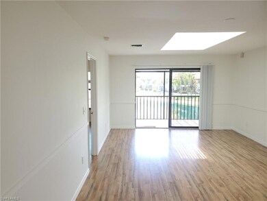 Empty room featuring light hardwood / wood-style f