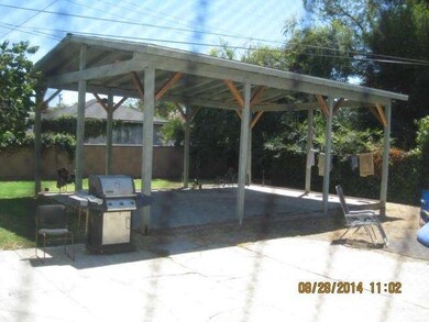 Large covered patio