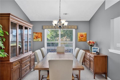 Separate dining room