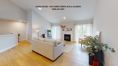 TO BE BUILT - SIMILAR UNIT - FIREPLACE LIVING ROOM WITH DOUBLE SLIDERS