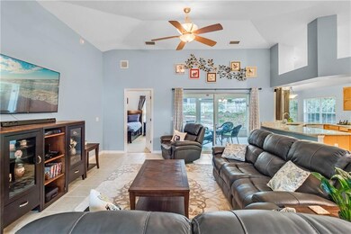 Open Floorplan: Great Room, Kitchen, Dining Room