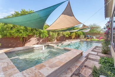 Pool & Spa with Original Citrus Trees