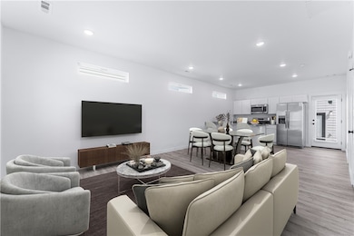 virtually staged room
