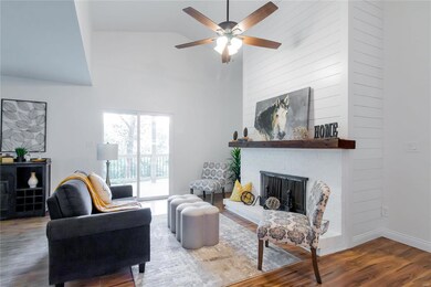 wood burning fire place