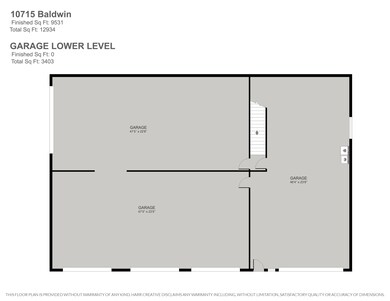 10715 Baldwin Garage Lower Level