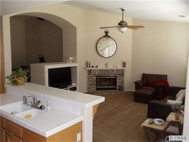 Kitchen adjacent to family room