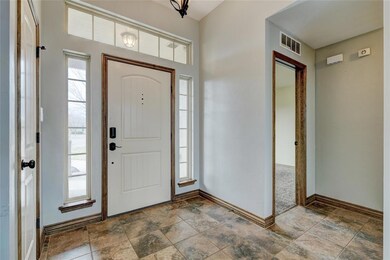 View of tiled foyer entrance