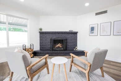 Wood Burning Fireplace
