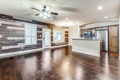 Living Room looking onto Kitchen