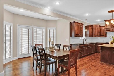Generous dining area for quaint family meals or ho