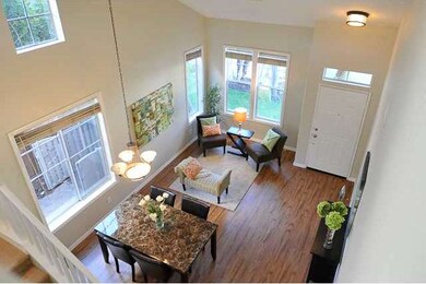 Gorgeous flooring throughout the entry level.