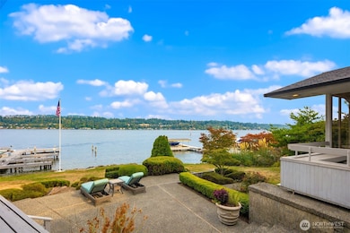 Blue skies, lake and mountain vistas, Seahawks training camp, Newport Yacht Club and Marina and more can be seen from multiple terraces and picture windows from the home. Watch eagles soar, and water activities everyday.