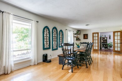 A 24 x 10 Room that can be a combination Living room and formal dining room. Large window let in a lot of natural light and faces the front yard.