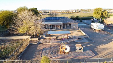 Aerial Views of Property from Backyard