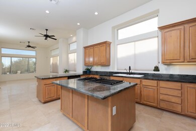 Kitchen view to Family Room