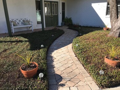 Front sidewalk