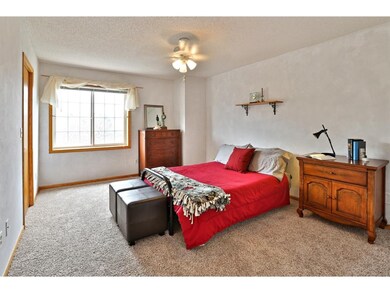 Master Bedroom has a walk-in closet, ceiling fan/l