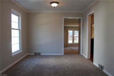 dining room, new carpet, new light fixtures