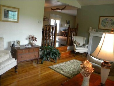 Living Room. BEAUTIFUL HARD WOOD FLOORS IN THE LIV