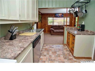 Plenty of cabinet and counter space in the kitchen.