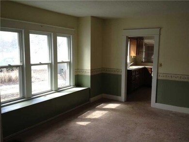 Living Room. view of the bay window