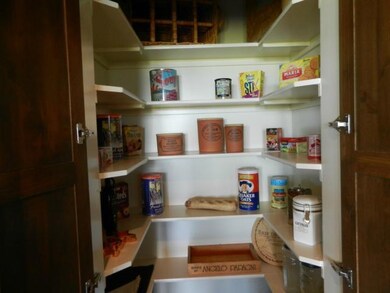 large pantry in kitchen