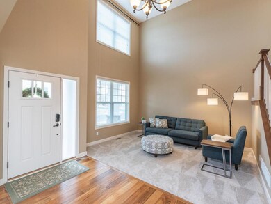 Walk-in to a spacious foyer and sitting room. Towe