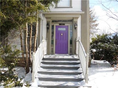 Exterior Front. Front door.