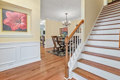 Wainscoting in hallway