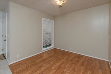 Dining room with laminate wood floor