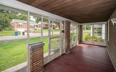 Covered Screened In Front Porch