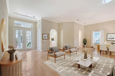 Open living room / dining room combo