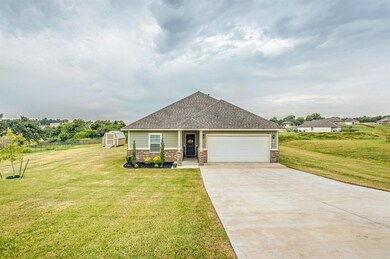 Home sits on 3/4 of an acre.