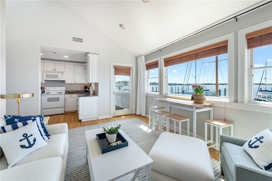 High ceilings, stunning views. fresh coastal furni