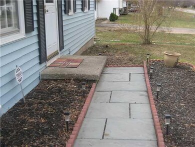 Exterior Front Slate walk to front door