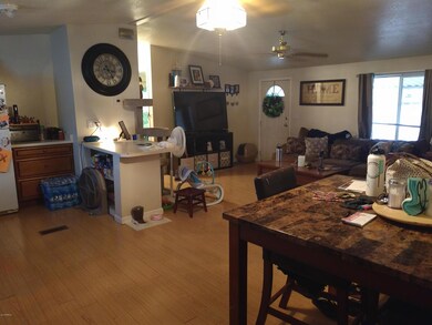 KITCHEN, DINNING AND LIVING ROOM
