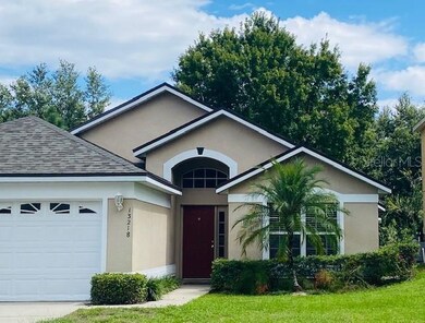 Exterior of the home. Community pool is three door