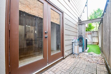 Patio area off of first floor
