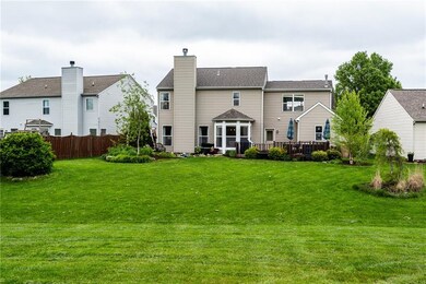 Home backs up to large grassy area...no neighbors behind home!