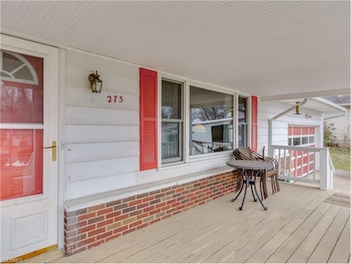 Expansive front porch.