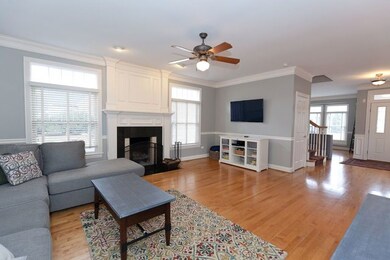 Beautiful millwork, and large family room equipped