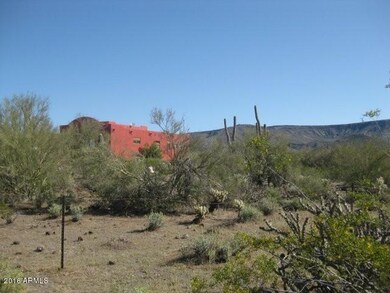 Looking north from lot