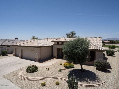 Hip roof front exterior elevation