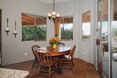 Bright breakfast nook