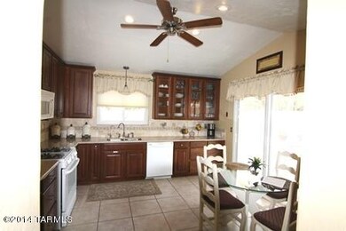Bright eat-in kitchen
