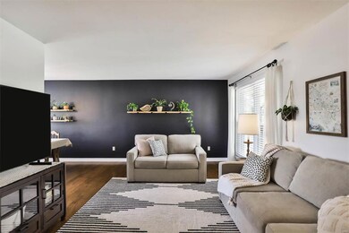 Open floor plan of Living room and Dining room - W
