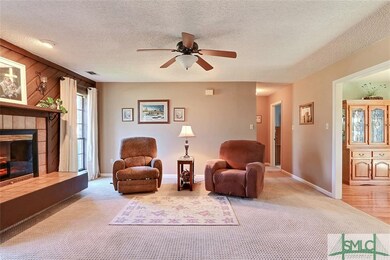 Living room is open to the dining room