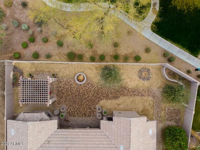 aerial backyard