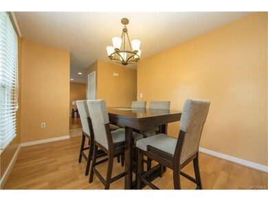 View of dining room showing entrance from foyer an