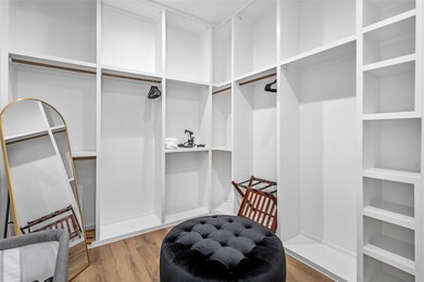 Primary walk in closet